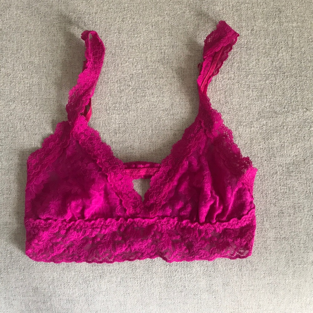 Hanky Panky hot pink bralette